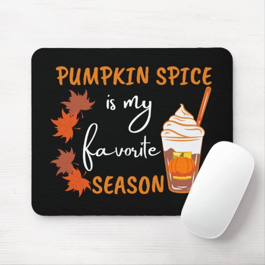 Pumpkin Gewürz Herbst Saison Herbst Mousepad (Mit Mouse)