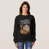 Pumpkin Gewürz Herbst Sweatshirt (Vorne ganz)