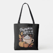 Pumpkin Gewürz Herbst Tasche (Rückseite)