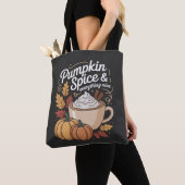 Pumpkin Gewürz Herbst Tasche (Von Nahem)