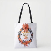 Pumpkin Gewürz & Herbst Vibes Tote Beutel Tasche (Vorderseite)