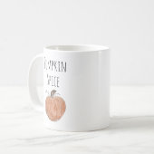 Pumpkin Gewürz Herbstkaffee Tasse (Vorderseite Links)