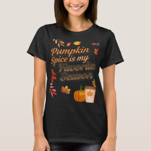 Pumpkin Gewürz ist meine Lieblings-Jahreszeit Herb T-Shirt