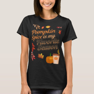 Pumpkin Gewürz ist meine Lieblings-Jahreszeit Herb T-Shirt
