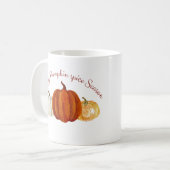 Pumpkin Gewürz Jahreszeit niedlicher Kürbis für He Kaffeetasse (Vorderseite Links)