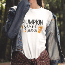 Pumpkin Gewürz Jahreszeit T - Shirt Herbst Herbsts