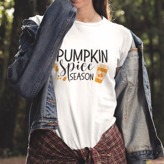 Pumpkin Gewürz Jahreszeit T - Shirt Herbst Herbsts