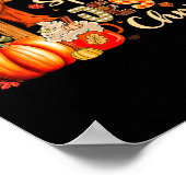 Pumpkin Gewürz Jesus Christus Erntedank Herbstfall Poster (Ecke)