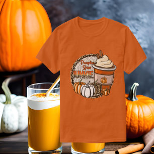 Pumpkin Gewürz-Junkie Frauen fallen Saison T-Shirt
