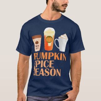 Pumpkin Gewürz-Kaffee Latumn Herbst Saison Coff T-Shirt