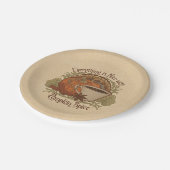 Pumpkin Gewürz-Kaffee-Party Teller (Schrägansicht)