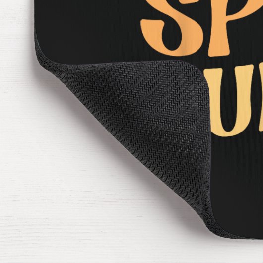 Pumpkin Gewürz Königin PSL Kaffee Lover Retro Fall Mousepad (Ecke)