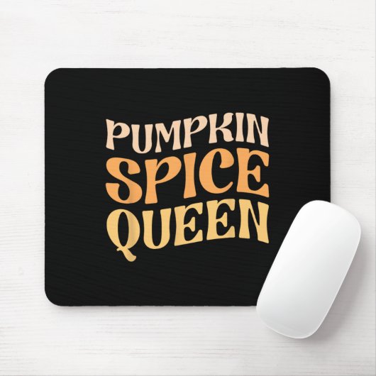Pumpkin Gewürz Königin PSL Kaffee Lover Retro Fall Mousepad (Mit Mouse)