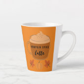 Pumpkin Gewürz Latte Autumn Blätter und Pumpkin Milchtasse (Rechts)