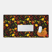 Pumpkin Gewürz Latte Custom Fall Herbst Herbst Schreibtischunterlage (Tastatur & Maus)