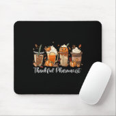 Pumpkin Gewürz Latte Fall Kaffee Lover Dank Pha Mousepad (Mit Mouse)