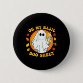 Pumpkin Gewürz Latte Fall Vibe Halloween Basic-Spa Button (Vorderseite)