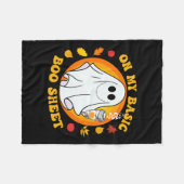 Pumpkin Gewürz Latte Fall Vibe Halloween Basic-Spa Fleecedecke (Vorderseite (Horizontal))