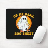 Pumpkin Gewürz Latte Fall Vibe Halloween Basic-Spa Mousepad (Mit Mouse)