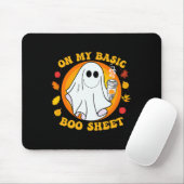 Pumpkin Gewürz Latte Fall Vibe Halloween Basic-Spa Mousepad (Mit Mouse)