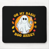 Pumpkin Gewürz Latte Fall Vibe Halloween Basic-Spa Mousepad (Vorne)