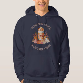 Pumpkin Gewürz Latte Gemütliche Herbstkürbis Saaso Hoodie