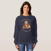 Pumpkin Gewürz Latte Gemütliche Herbstkürbis Saaso Sweatshirt (Vorne ganz)