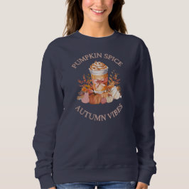 Pumpkin Gewürz Latte Gemütliche Herbstkürbis Saaso Sweatshirt