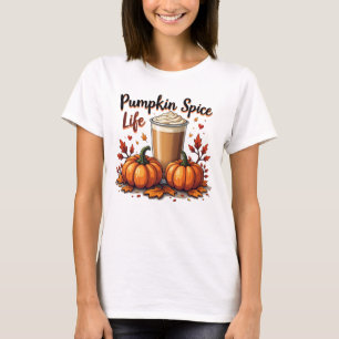 Pumpkin Gewürz Latte & Pumpkins Fall T - Shirt