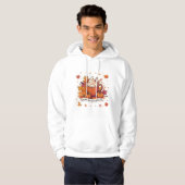 Pumpkin Gewürz Latte Vibes Gemütlicher Herbstkaffe Hoodie (Vorne ganz)