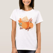 Pumpkin Gewürz Latte Womens Tshirts (Vorderseite)