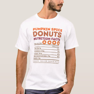 Pumpkin Gewürz Lover Donut Liebhaber Funny Food Nu T-Shirt