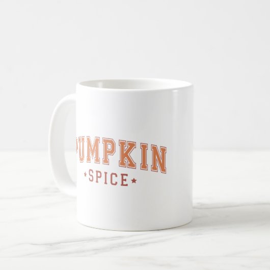 Pumpkin Gewürz Personalisiert Kaffeetasse (Vorderseite Links)