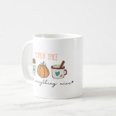 Pumpkin Gewürz Personalisiert Kaffeetasse (Vorderseite Links)