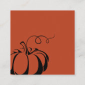 Pumpkin-Gewürz-QR-Code Begleitkarte (Rückseite)