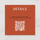 Pumpkin-Gewürz-QR-Code Begleitkarte (Vorderseite)