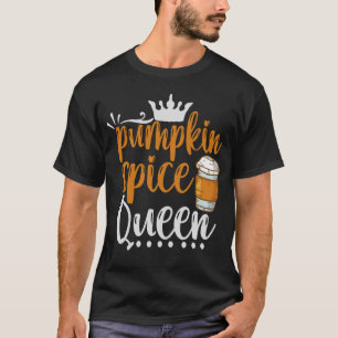 Pumpkin Gewürz Queen Funny Erntedank fallen Gesche T-Shirt