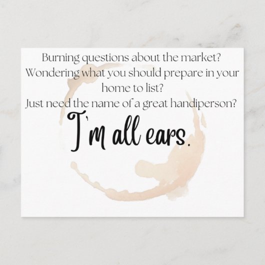 Pumpkin Gewürz & Real Anwesen Beratung Berater Pop Einladungspostkarte (Rückseite)