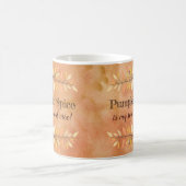 Pumpkin Gewürz Saisonwoche stellvertretende Herbst Kaffeetasse (Mittel)