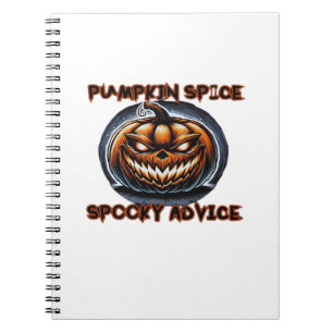 Pumpkin Gewürz Spooky Advice - Funny Halloween Ges Notizblock