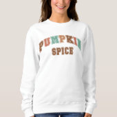 Pumpkin Gewürz Trendy Fall Varsity Sweatshirt (Vorderseite)