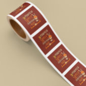 Pumpkin Gewürz und alles Gute - Fall Design Quadratischer Aufkleber