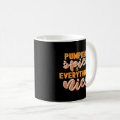 Pumpkin Gewürz und alles Gute Herbst Kaffeetasse (VorderseiteRechts)