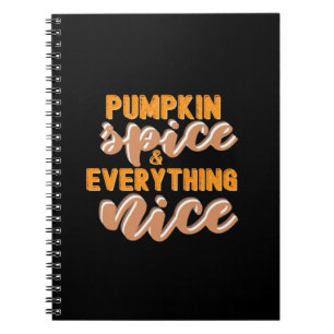 Pumpkin Gewürz und alles Gute Herbst Notizblock