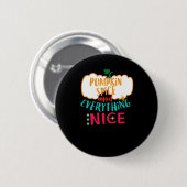 Pumpkin Gewürz und alles Gute Liebe Herbst Fami Button (Vorne & Hinten)