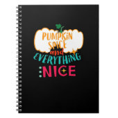 Pumpkin Gewürz und alles Gute Liebe Herbst Fami Notizblock (Vorderseite)