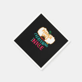 Pumpkin Gewürz und alles Gute Liebe Herbst Fami Serviette (Ecke)