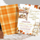Pumpkin Gewürz und alles Nizza Baby Dusche Einladung