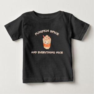 Pumpkin Gewürz und alles Nizza Baby T-shirt