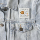 Pumpkin Gewürz und alles Nizza Button (Beispiel)